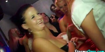 Cock eating cfnm party teens