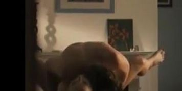 Busty mother fucking with her lover while step dad is out