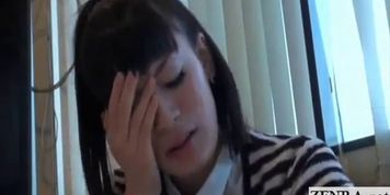 Subtitled Japanese CMNF nudist violin recital stripping