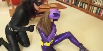 Batgirl badly humiliated by Catwoman