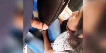 cock right in fron of face