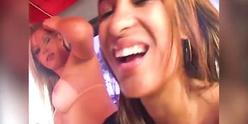 Hot brunette has anal sex with unknown man (Alessandra Marques, Belinha Baracho, Milena Santos)