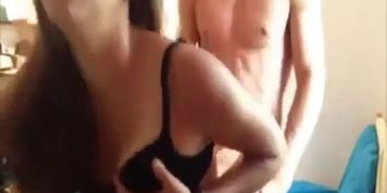 Cousin gets mad cause I cum inside her