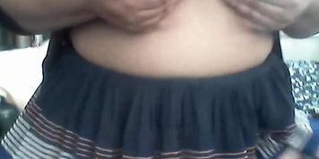 Strip-tease while humping a pillow gets interrupted by my husband calling me