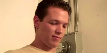 Horny dominant master spanking his pathetic sub