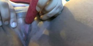 Red Vibrator Squirt