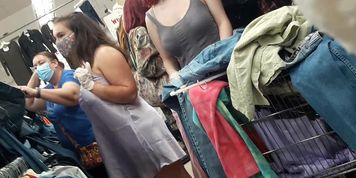 Braless Chubby Girl With Rough Nipples In Public