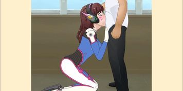 Overwatch D.Va Porn/Hentai Super Deepthroat (SDT)