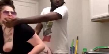 BBC Fucks White Chubby Slut