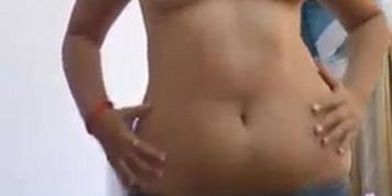 Desi girl stripping her clothes