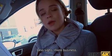 Debt4k. sex is an unexpected gift that the debtor receives for christmas