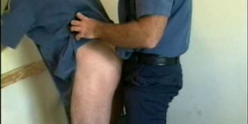 BIG MUSCLES BIG COCKS - Ass Fucking Officers Unloads