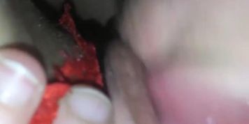 Juicy pussy eating session