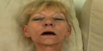 slutty granny rides a hard cock