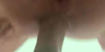 Anal stabbing my gf&rsquo;s greedy hole. She love to spread it wide before my dick enters