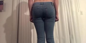 Hypnotized Girl Wets Her Pants! Big Booty Kimmy Spanked For Pissing Her Jeans!