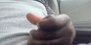 Black Dick Jerking Off In Car To Big Loads [Public Masturbation] [In Public] Lots Of Cum [Car Sex] Big Load [Slow-Motion Close-U