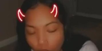 Sexy latina sucking the soul out fo a bbc
