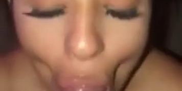 me getting some sloppy head by a lightskin freak