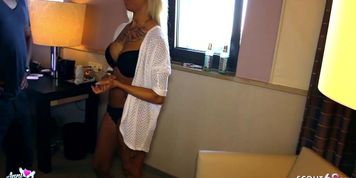 German Teen Tricked Black Hotel Boy To Quick Cheating Screw