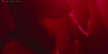 Burning passion: intimacy in red light (Real Orgasm)