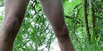 cumming in public