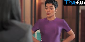 Teyana Taylor Breasts Scene  in All's Fair