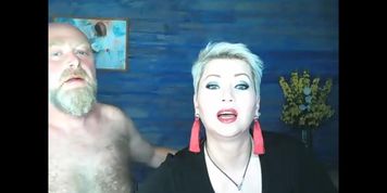 Rough Handjob For Lustful Mature Milf Cocksucker!