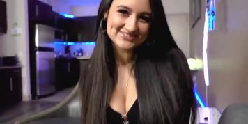 latina eliza ibarra shares stepdaddy cum with teen facial teenagers pickup bisexual step sis