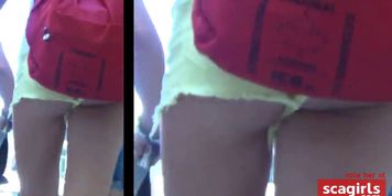 Teen Wearing Cheeky Shorts