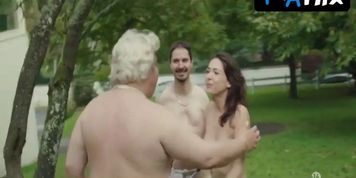 Valerie Decobert-Koretzky Breasts,  Bush Scene  in Nude