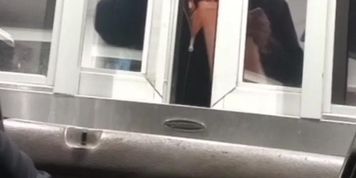 Good little reaction In the drive thru