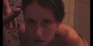 Sucks dick in the bathroom