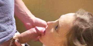 Small tits blonde mom fucks young cock