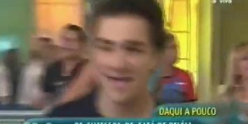 Brazilian teens showing their hot asses up skirt on tv