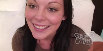 She is a real 18 yr old sucking dick on video