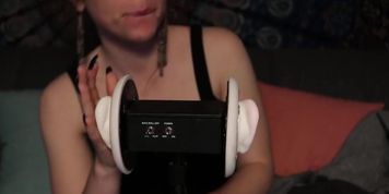 ear eating licking sucking asmr whispering