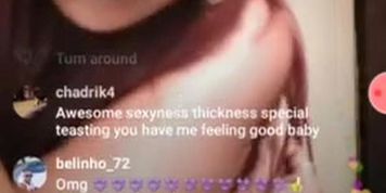 Instagram Model Thick Booty Ebony BBW Twerk In Booty Shorts 