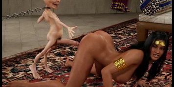 3D Hobbit Fucks a Busty Princess! (Kim Triple X)