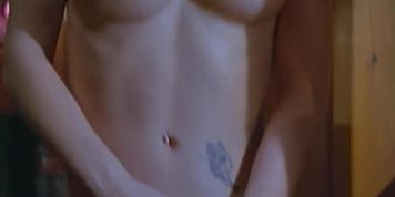 hot blond seduces stud in bar