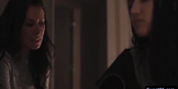 Bold milf Reagan Foxx fucks Charming stepdaughter Jade Baker