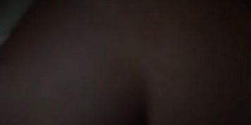 Big chocolate ass twerking on my cock 