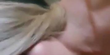 Tattooed Blonde Fucked with Anal Plug