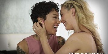 CrushGirls - Cherie Deville Teaches Her Stepdaughter About Sex (Honey Gold)