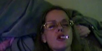 Smoking Fetish Redhead Masturbating