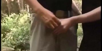 Double Blowjob Outdoors