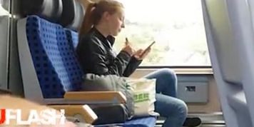 Flash Teen on Train