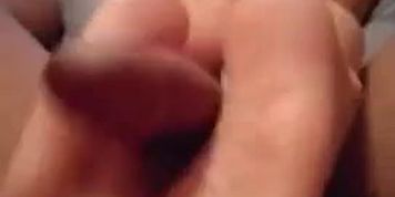 Footjob cum shot