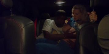 nurse hotwife in the backseat