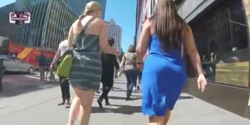 Phatty Pawg in Blue Dress